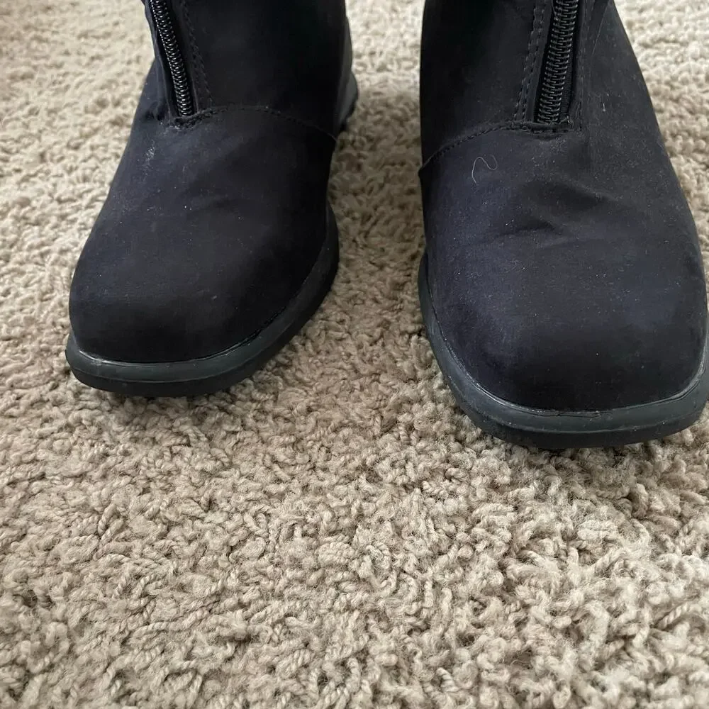Toe Warmers Made in Canada Michelle Boots Black Lined Waterproof sz 9